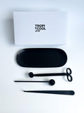 CANDLE CARE SET in black